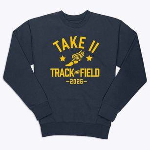 Take Ii Alternative Academy Track and Field Premium Crewneck Sweatshirt