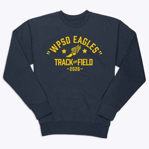 Western Pennsylvania School For The Deaf Track and Field Premium Crewneck Sweatshirt