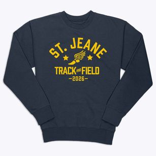 St Jean Baptiste Parish Track and Field Premium Crewneck Sweatshirt