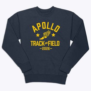 Apollo Middle School Track and Field Premium Crewneck Sweatshirt