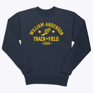 William Anderson Elementary School Track and Field Premium Crewneck Sweatshirt