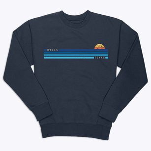 Wells Texas Water View Premium Crewneck Sweatshirt