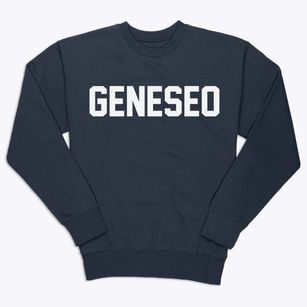 Geneseo Illinois Classic Block Premium Crewneck Sweatshirt
