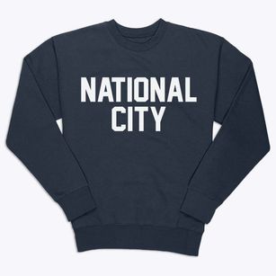 National City California Classic Block Premium Crewneck Sweatshirt