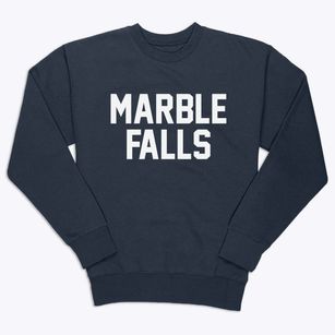 Marble Falls Texas Classic Block Premium Crewneck Sweatshirt