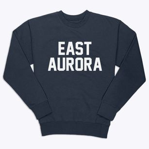 East Aurora New York Classic Block Premium Crewneck Sweatshirt