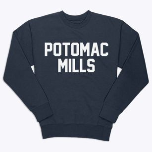 Potomac Mills Virginia Classic Block Premium Crewneck Sweatshirt