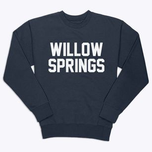 Willow Springs Illinois Classic Block Premium Crewneck Sweatshirt