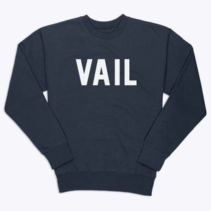 Vail Colorado Classic Block Premium Crewneck Sweatshirt