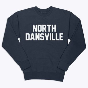 North Dansville New York Classic Block Premium Crewneck Sweatshirt