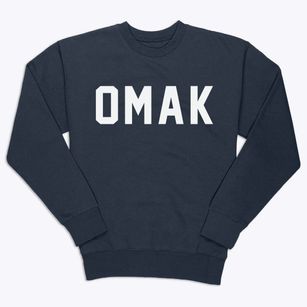 Omak Washington Classic Block Premium Crewneck Sweatshirt