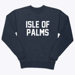 Isle Of Palms South Carolina Classic Block Premium Crewneck Sweatshirt