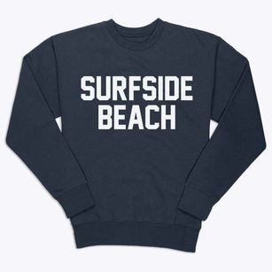 Surfside Beach South Carolina Classic Block Premium Crewneck Sweatshirt