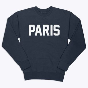 Paris New York Classic Block Premium Crewneck Sweatshirt