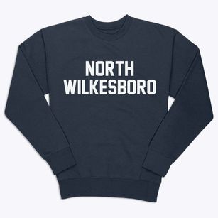 North Wilkesboro North Carolina Classic Block Premium Crewneck Sweatshirt