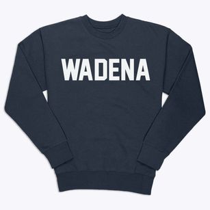 Wadena Minnesota Classic Block Premium Crewneck Sweatshirt