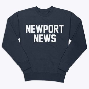 Newport News Virginia Classic Block Premium Crewneck Sweatshirt