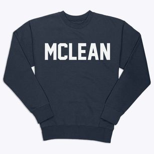 Mclean Virginia Classic Block Premium Crewneck Sweatshirt