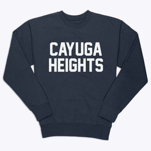 Cayuga Heights New York Classic Block Premium Crewneck Sweatshirt