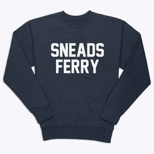 Sneads Ferry North Carolina Classic Block Premium Crewneck Sweatshirt
