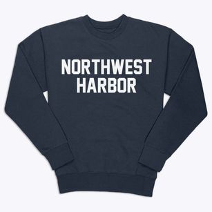 Northwest Harbor New York Classic Block Premium Crewneck Sweatshirt