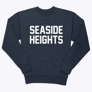 Seaside Heights New Jersey Classic Block Premium Crewneck Sweatshirt