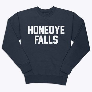 Honeoye Falls New York Classic Block Premium Crewneck Sweatshirt