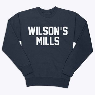 Wilson's Mills North Carolina Classic Block Premium Crewneck Sweatshirt