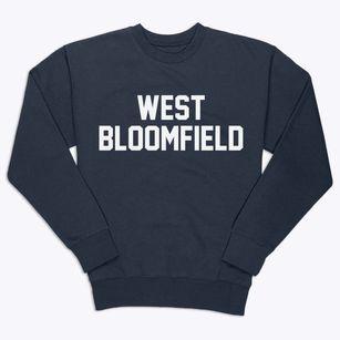 West Bloomfield New York Classic Block Premium Crewneck Sweatshirt