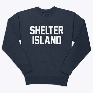 Shelter Island New York Classic Block Premium Crewneck Sweatshirt
