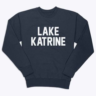 Lake Katrine New York Classic Block Premium Crewneck Sweatshirt