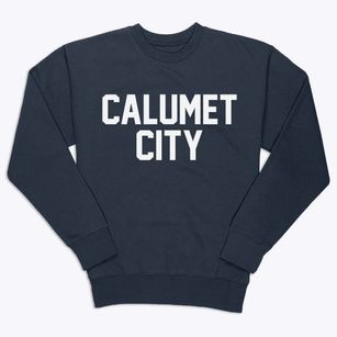 Calumet City Illinois Classic Block Premium Crewneck Sweatshirt