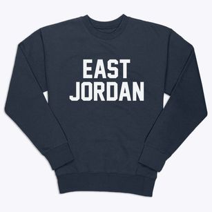 East Jordan Michigan Classic Block Premium Crewneck Sweatshirt