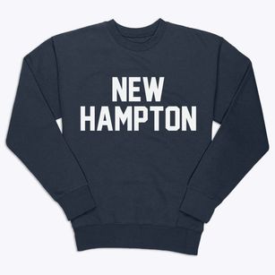 New Hampton New Hampshire Classic Block Premium Crewneck Sweatshirt