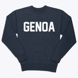 Genoa New York Classic Block Premium Crewneck Sweatshirt