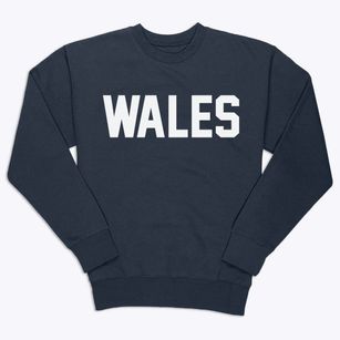 Wales Massachusetts Classic Block Premium Crewneck Sweatshirt