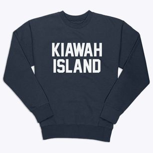 Kiawah Island South Carolina Classic Block Premium Crewneck Sweatshirt