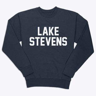 Lake Stevens Washington Classic Block Premium Crewneck Sweatshirt