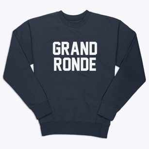 Grand Ronde Oregon Classic Block Premium Crewneck Sweatshirt