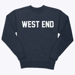 West End New York Classic Block Premium Crewneck Sweatshirt