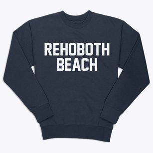 Rehoboth Beach Delaware Classic Block Premium Crewneck Sweatshirt