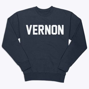 Vernon Connecticut Classic Block Premium Crewneck Sweatshirt