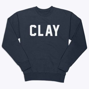 Clay California Classic Block Premium Crewneck Sweatshirt