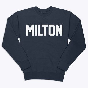 Milton Massachusetts Classic Block Premium Crewneck Sweatshirt