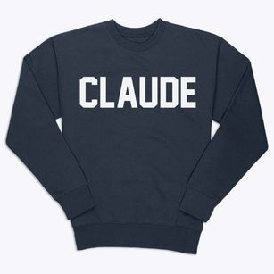 Claude Texas Classic Block Premium Crewneck Sweatshirt