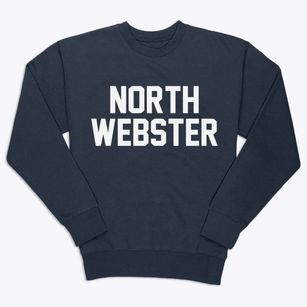 North Webster Indiana Classic Block Premium Crewneck Sweatshirt