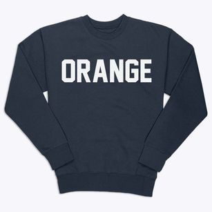 Orange California Classic Block Premium Crewneck Sweatshirt