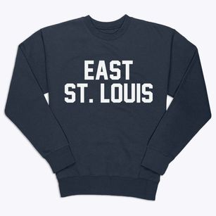 East St. Louis Illinois Classic Block Premium Crewneck Sweatshirt