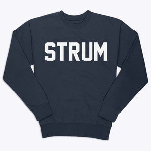 Strum Wisconsin Classic Block Premium Crewneck Sweatshirt