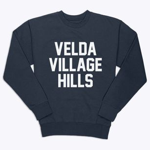 Velda Village Hills Missouri Classic Block Premium Crewneck Sweatshirt